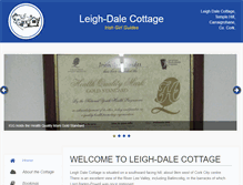 Tablet Screenshot of leighdalecottage.com